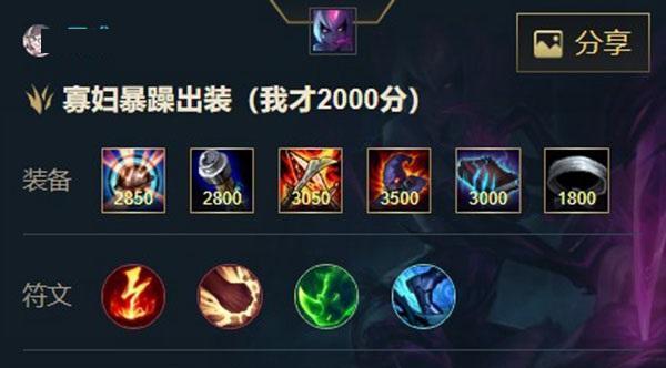 《伊芙林符文出装攻略——解锁无限潜力》（玩转伊芙林符文出装，成为游戏中的无敌猎手！）